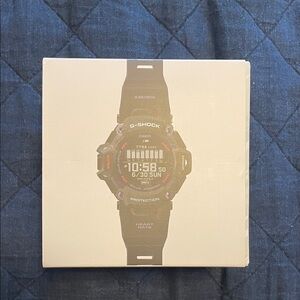 Casio G-Shock Black and Orange Digital Watch GBD-H2000
